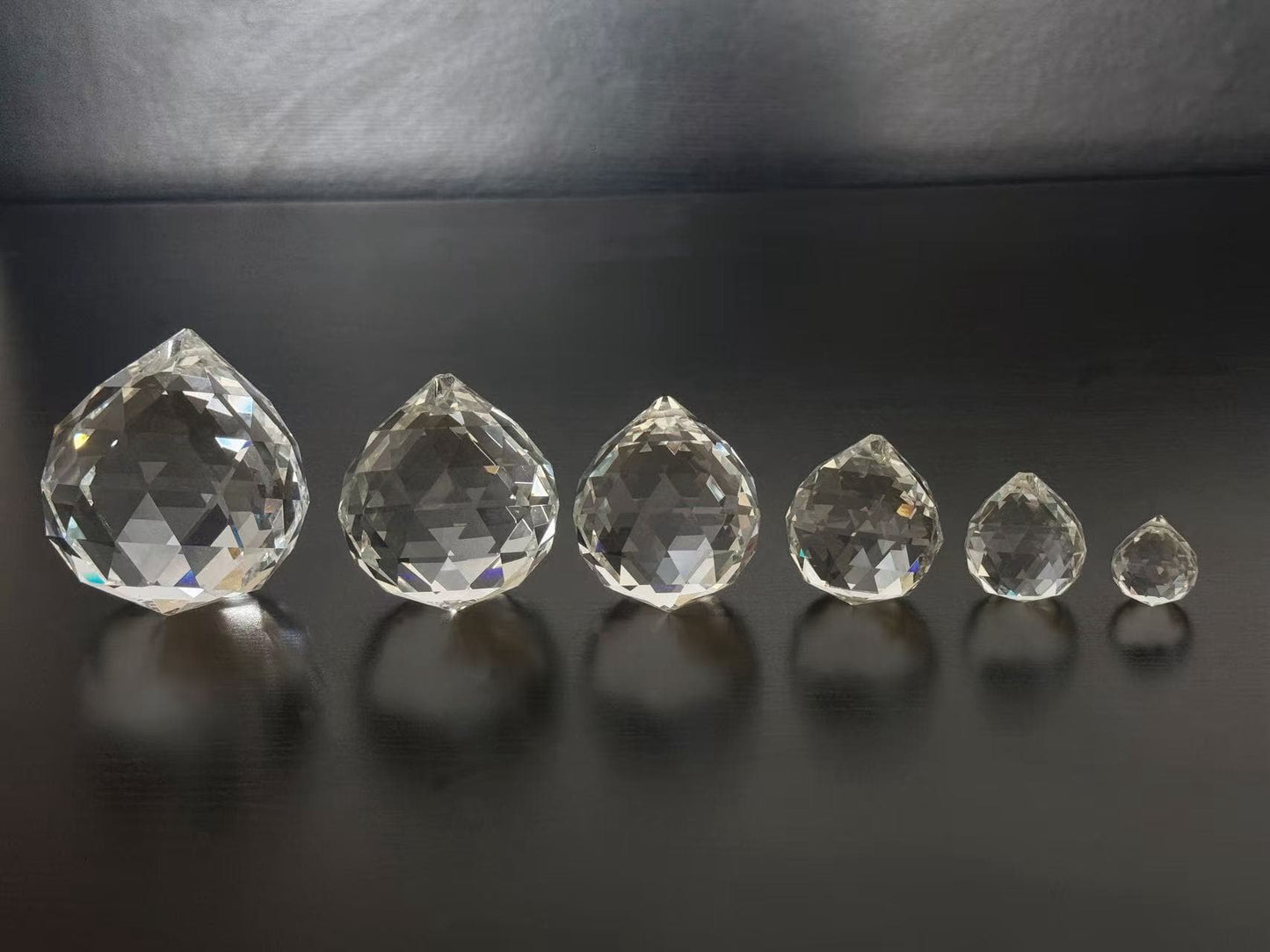 Φ20~Φ100㎜💎✨ 经典钻光闪耀 —— 多规格高通透水晶球吊坠,折射满屋彩虹 ✨💎