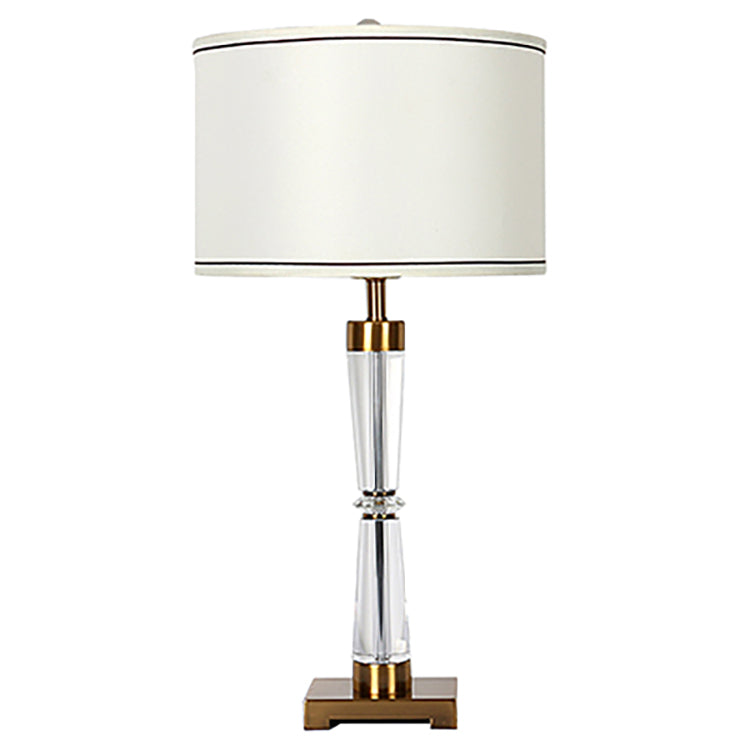 【Factory-Direct】HL-6040-1L💎 PREMIUM CRYSTAL COLUMN BUFFET LAMP: LUXURY AGED BRONZE 💎