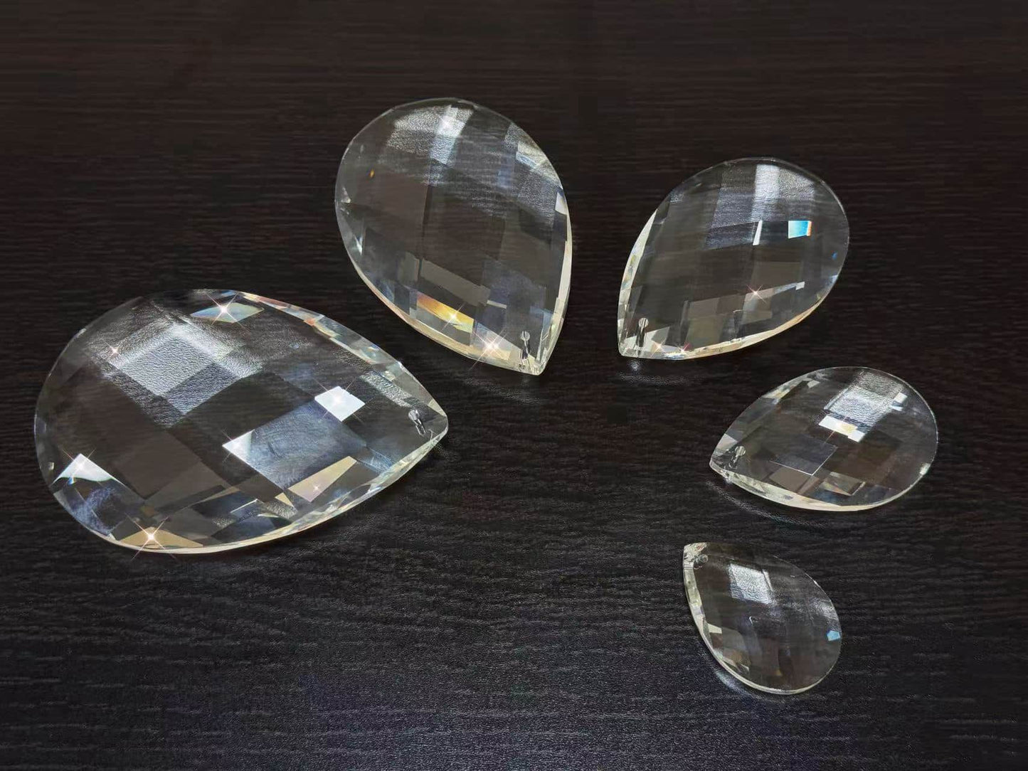 高级水晶💎网格璀璨 —— 多规格多角切割水晶网格吊坠,灯饰底饰的灵魂点缀💎