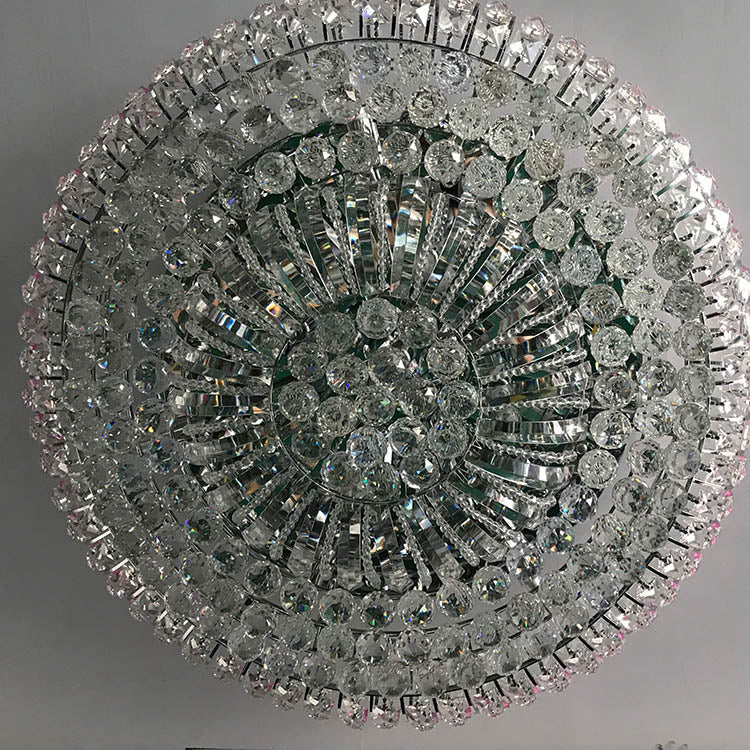 【Factory-Direct】HL-28629💎Modern Luxury Flush Mount Crystal Ceiling Light: Multi-Dimensional Brilliance & Celestial Radiance 💎