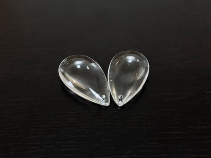 💎✨ 极简纯净 —— 多规格高级光面水晶水滴吊坠，如露珠般圆润的灯饰标志性尾坠 ✨💎