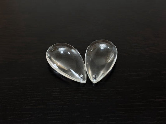 💎✨ 极简纯净 —— 多规格高级光面水晶水滴吊坠，如露珠般圆润的灯饰标志性尾坠 ✨💎