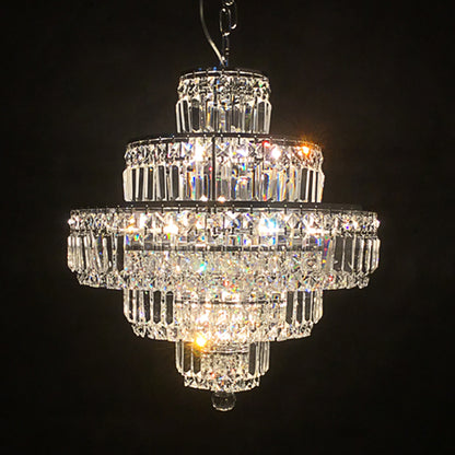 【Factory-Direct】HL-11601-12💎 W500 LUXURY TIERED CRYSTAL CHANDELIER: A RADIANT MASTERPIECE OF LIGHT 💎