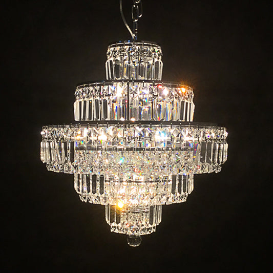【Factory-Direct】HL-11601-12💎 W500 LUXURY TIERED CRYSTAL CHANDELIER: A RADIANT MASTERPIECE OF LIGHT 💎