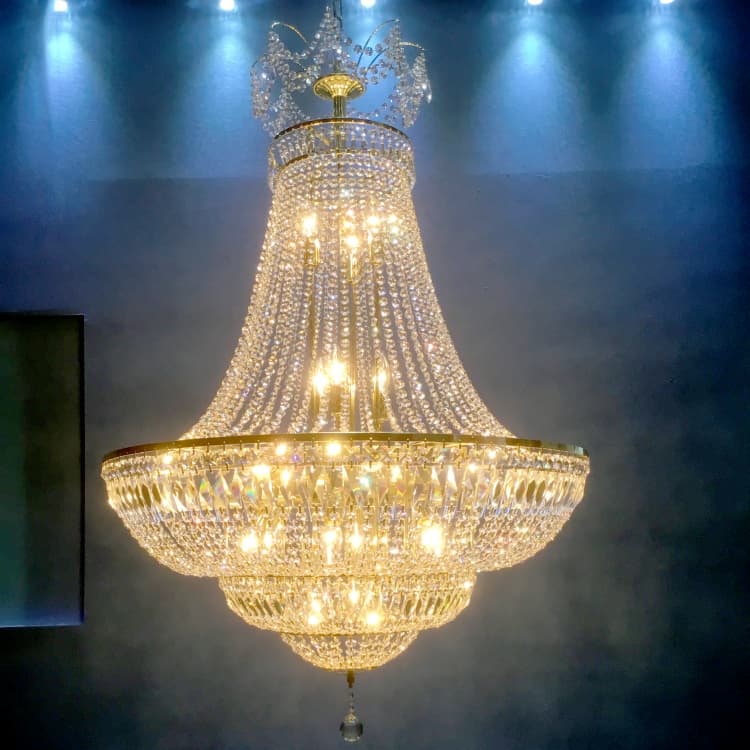 HL-1822-27💎皇家帝国水晶大吊灯：穹顶巨作，定格传世宫廷华芒 💎