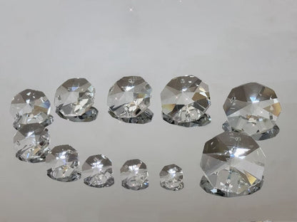 【直営工場】12mm -32mm 💎✨ 24面精密切角 —— 多规格璀璨水晶八角珠，全方位绽放钻石华彩 ✨💎