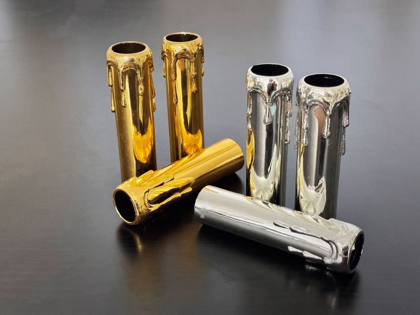 Φ25*H100mm 💎 经典复古泪滴蜡烛套管：高绝缘工程塑料套管 💎