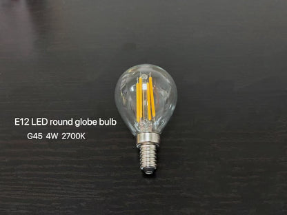【直営工場】E12/E14/E17/E26LEDボール電球 💡 エジソン復古調 LED フィラメント電球 — 伝統的な美学と最新省エネ技術の融合 MOQ100個