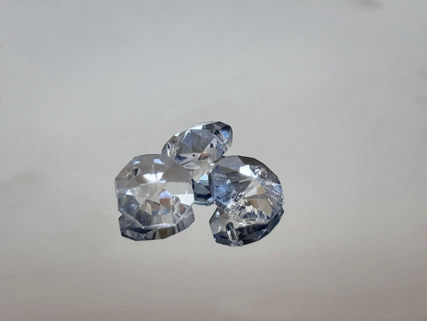 ✨ 通透晶耀 —— 多尺寸多色切面八角水晶珠，吊灯珠帘专用轻奢装饰珠串💎