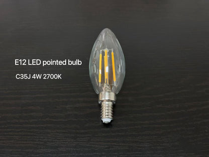 【Factory-Direct】E12/E14/E17 LEDCandelabra LED Bulb 💡 Vintage Edison LED Filament Light Bulb — Timeless Aesthetics Meets Modern Energy Efficiency MOQ 100pcs