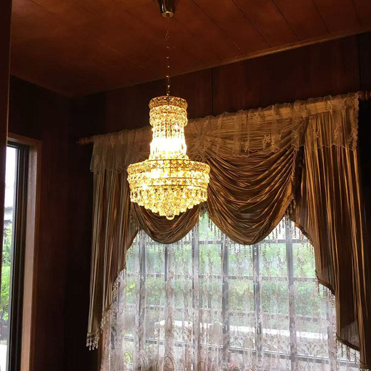 【Factory-Direct】HL-1629-8L💎 Classic European Luxury Crystal Chandelier: Timeless Brilliance & Elegant Craftsmanship 💎