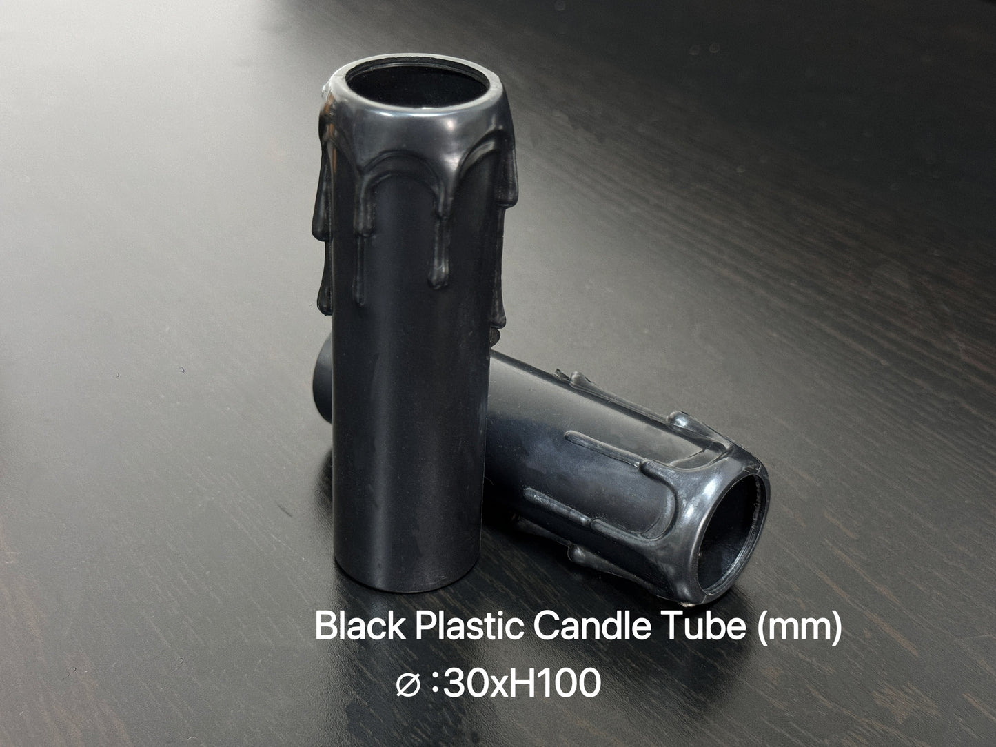 Φ25*H100mm 💎 经典复古泪滴蜡烛套管：高绝缘工程塑料套管 💎