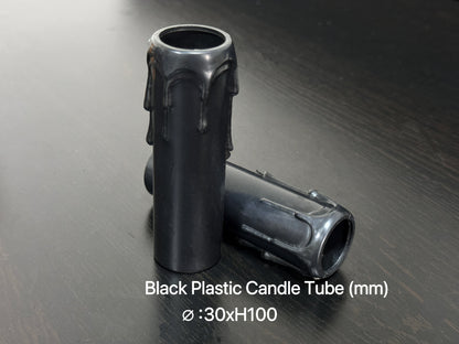 Φ25*H100mm 💎 经典复古泪滴蜡烛套管：高绝缘工程塑料套管 💎