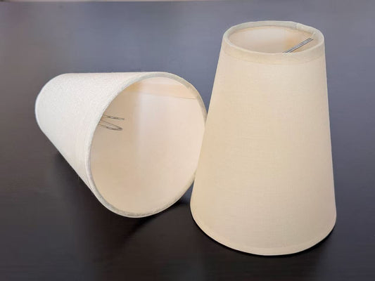 【Factory-Direct】💎 PARISIAN SALON LAMPSHADE: SMOOTH ELEGANT ALMOND TAPERED COVER 💎100PCS